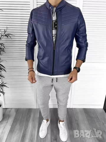 Мъжко яке от Еко-кожа "Асист" ПРОМО, снимка 3 - Якета - 43241611