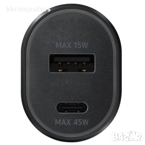 PREMIUM 12V Зарядно за автомобил / PD 45W / USB 15W + Type-C - Type-C кабел / Черен /, снимка 2 - Зарядни за кола - 53242095