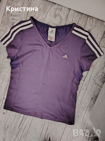 Лилава спортна тениска Adidas 