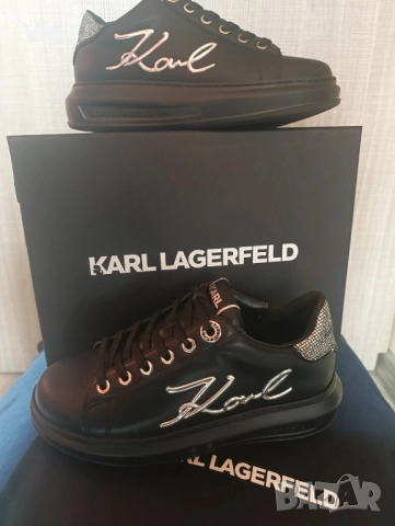 Дамски кецове Karl Lagerfeld, снимка 2 - Кецове - 52127267