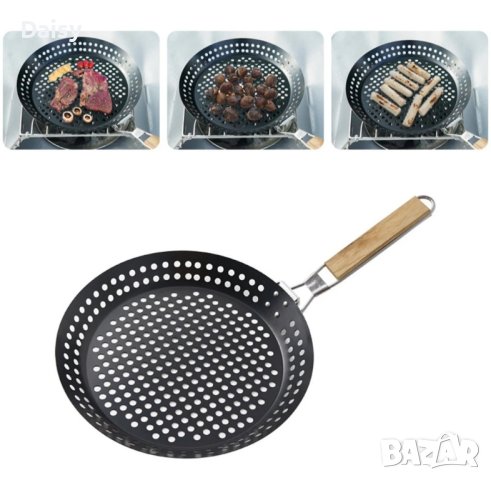 Барбекю тиган BBQ, снимка 2 - Барбекюта - 44355783