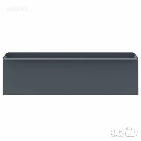 vidaXL Сандъчета за цветя за европалети 12 бр сиви 36x13,5x9,5 см PP, снимка 4 - Саксии и кашпи - 56146765