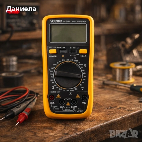 Цифров мултицет - за професионална и домашна употреба DT-890D и VC890 C+, снимка 2 - Друга електроника - 53783606