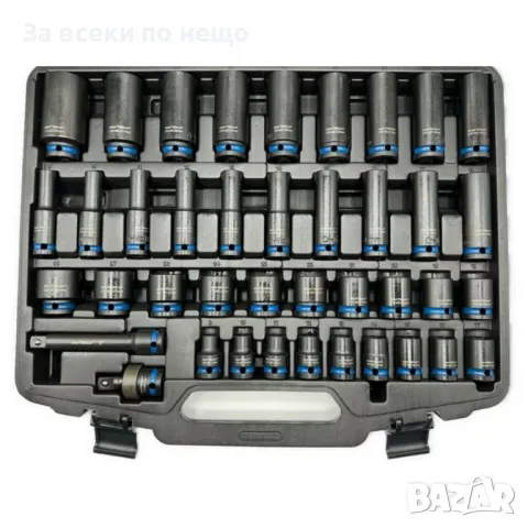 Комплект ударни вложки 1/2" 40 части KraftWelle, снимка 3 - Други инструменти - 50366184