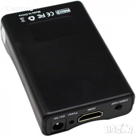 Аудио и видео конвертор, SCART женско- HDMI женско, 720p/1080P, снимка 3 - Кабели и адаптери - 36011372