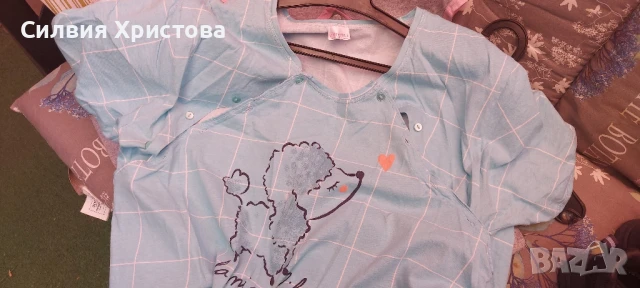 Продавам два броя нощници за родилки , снимка 5 - Нощници - 51376117