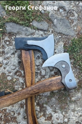 брадвичка от ковано желязо с дървена дръжка, снимка 4 - Други - 53721129
