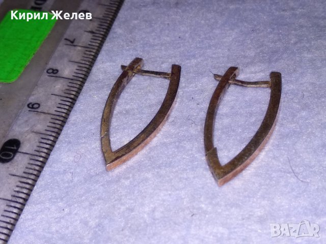 ЕЛЕГАНТНИ СРЕБЪРНИ ОБЕЦИ СРЕБРО 925 ВИНТИДЖ МОДЕЛ с АНГЛИЙСКО ЗАКОПЧАВАНЕ 38592, снимка 11 - Обеци - 41637930