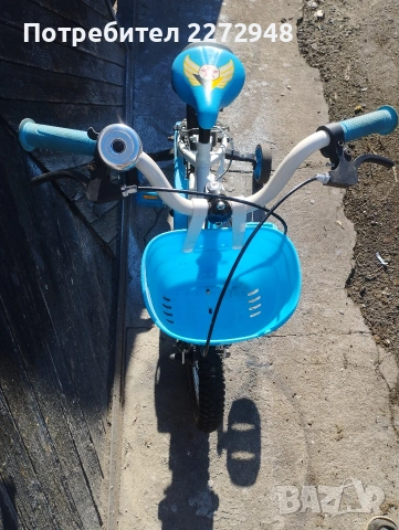 Детски велосипед 12 цола с помощни колелца , снимка 3 - Детски велосипеди, триколки и коли - 53084312