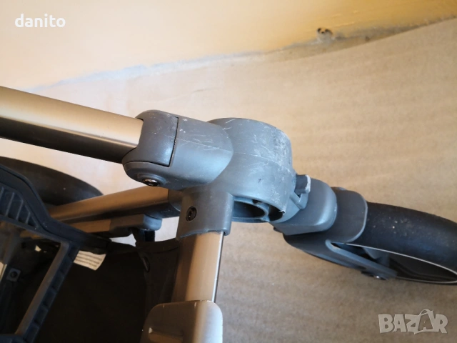 Детска количка Cangaroo - Icon 2 в 1 + Столче за кола и адаптори за закачане на шасито н, снимка 8 - Детски колички - 53784471