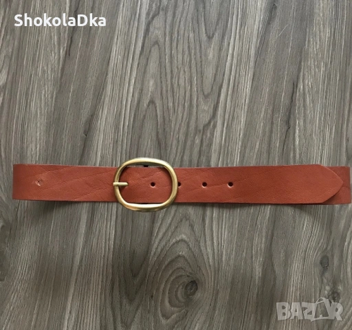 Колан Massimo Dutti естествена кожа, снимка 5 - Колани - 53429747