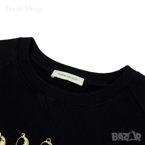 Мъжка блуза Pierre Balmain PB Gold Graphic Logo Crew Sweatshirt, снимка 3 - Блузи - 52261567