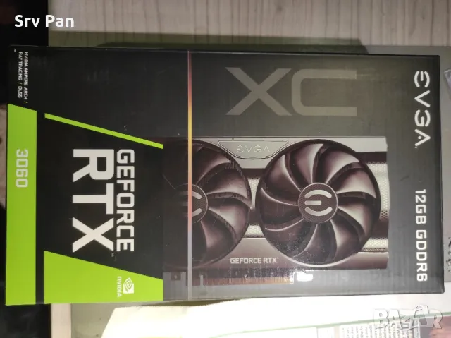 Видео карта Nvidia GeForce RTX 3060, 12GB, EVGA XC GAMING, снимка 2 - Видеокарти - 49688473
