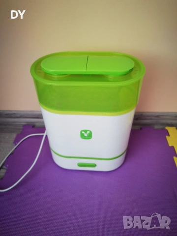 Стерилизатор за бебешки шишета Cаngaroo 3 в 1 зелен  с Подарък раничка, снимка 2 - Стерилизатори - 53332854