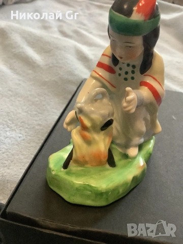 Фигурка порцелан отличен състояние произведено в Япония, снимка 4 - Колекции - 53084484