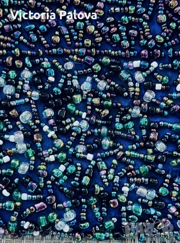 Елегантна чантичка - портмоне с бисери, снимка 4 - Портфейли, портмонета - 52266806