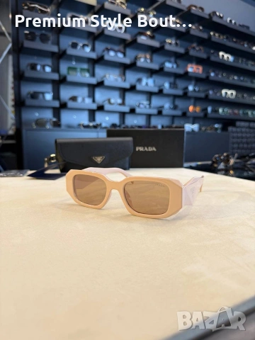 слънчеви очила prada cartier ray ban Gucci с черен обикновен калъф и ув защита , снимка 7 - Слънчеви и диоптрични очила - 53660558