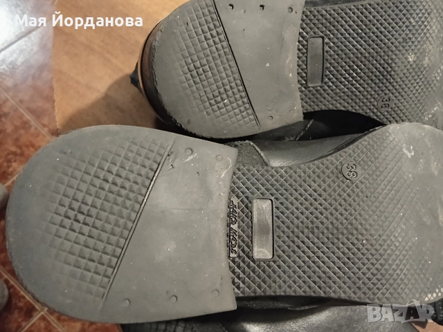 Елегантни ботуши, естествена кожа,38 номер, черни. , снимка 3 - Дамски боти - 52026842