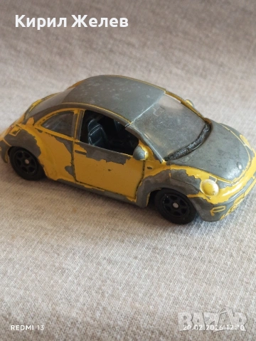 Метална количка Volkswagen New Beetle за КОЛЕКЦИЯ ДЕКОРАЦИЯ 50630