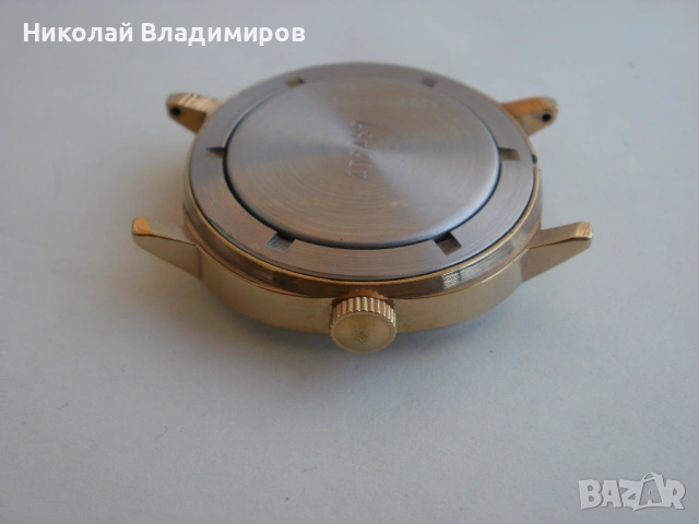 Полет Poljot 2614 мъжки руски перфектен позлатен ръчен часовник, снимка 11 - Мъжки - 53643676
