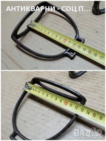 Комплект Стари Ковани Стремена За Езда, Комплект Стари Ковани Шпори За Езда. , снимка 4 - Антикварни и старинни предмети - 44297919