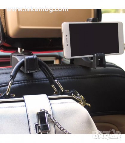 УНИВЕРСАЛНА ПОСТАВКА ЗА ТЕЛЕФОН ЗА АВТОМОБИЛ ЗА ЗАДНИТЕ СЕДАЛКИ - код 3107, снимка 3 - Аксесоари и консумативи - 33893637