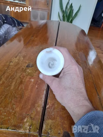 Стара мраморна ваза #5, снимка 3 - Вази - 48471663