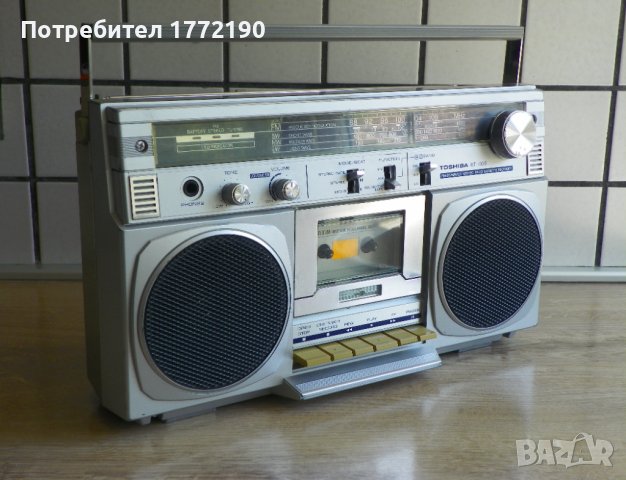 Японски Стерео касетофон TOSHIBA RT-100S, Кореком 1983г.