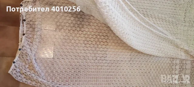 ПЕРДЕ БЯЛО ПРОЗРАЧНО ПАМУЧНО 3.00/1,80 ГОТОВО УШИТО, СУПЕР ЕВТИНО О!, снимка 5 - Пердета и завеси - 56247951