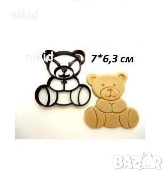 Седнало мече пластмасов резец форма фондан тесто бисквитки