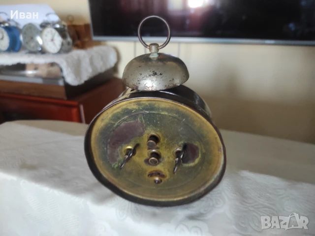 Немски механичен будилник Хамбург Американ, снимка 2 - Антикварни и старинни предмети - 51197011