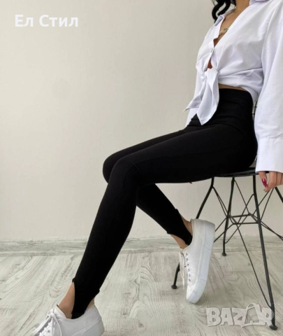 🌸Клин рипс без вата с ластик 29 лв/14.83€ Черно С С М М Л Л Шоколад С С М М Л Л, снимка 2 - Клинове - 52423040