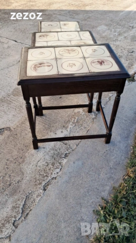 Масички с плочки-3бр., снимка 7 - Маси - 51804680