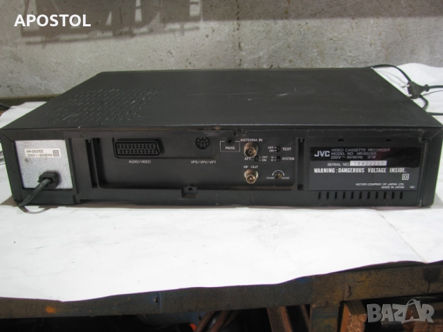 видео-JVC Video Cassette Recorder HR-D521EE , снимка 4 - Плейъри, домашно кино, прожектори - 51547289