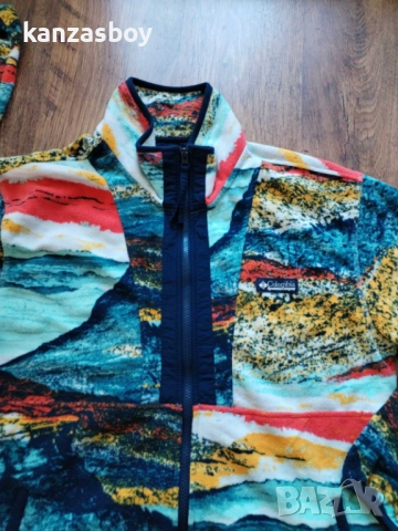 Columbia Polar Back Bowl - мъжко поларено горнище Л, снимка 4 - Спортни дрехи, екипи - 52108765