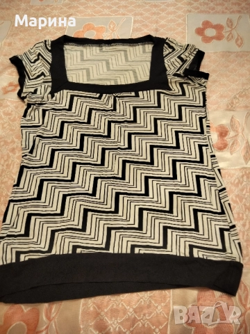Дамска блуза с къс ръкав 