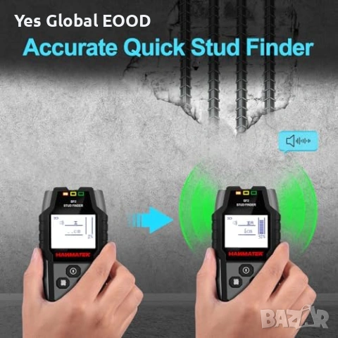 HANMATEK SF2 Стенен скенер за кабели и метал, снимка 3 - Други инструменти - 53634504