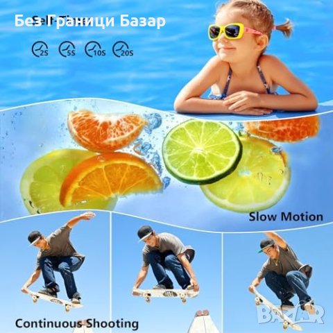 4K Портативна Фотокамера - 44MP, 32GB SD, Две Батерии, снимка 6 - Фотоапарати - 44179626