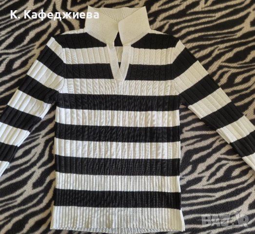 Дамска блуза с яка