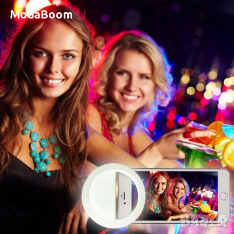 Кръгла селфи светкавица с LED светлина, снимка 3 - Лед осветление - 48763787