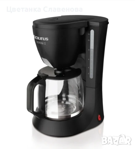 Кафемашина Taurus Verona 12, 680W, 12 чаши, Перманентен филтър, Противокапкова система, Защита, снимка 4 - Кафемашини - 50544671