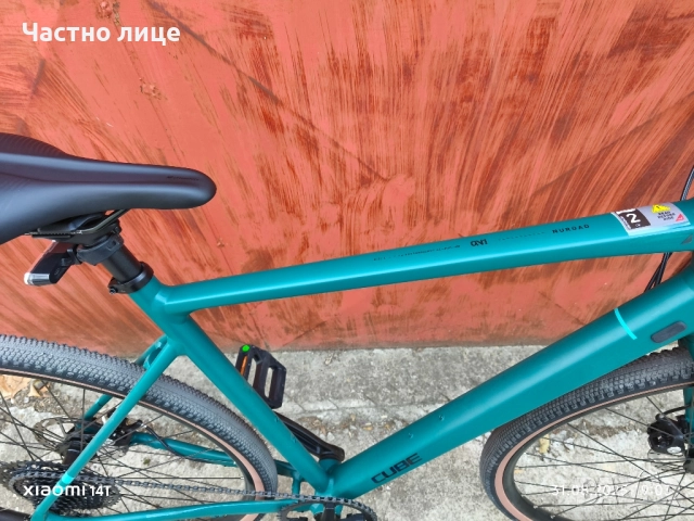 28" CUBE NUROAD ONE POSEIDONGRN BLK , снимка 3 - Велосипеди - 51543330