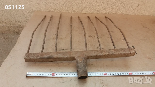 стара голяма вила за сено , снимка 8 - Антикварни и старинни предмети - 50596377