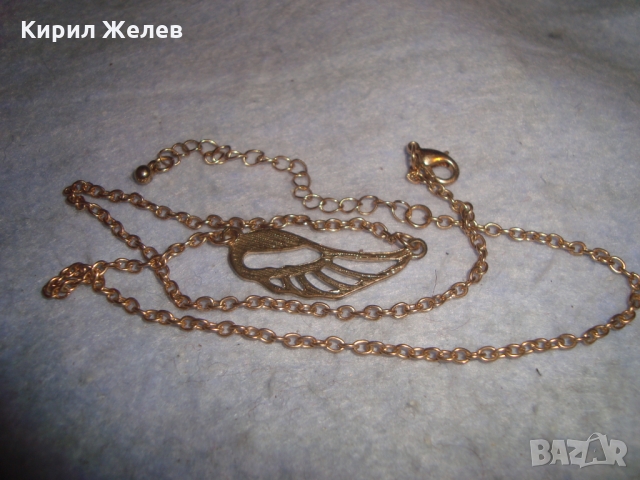 ПОЗЛАТЕНО АРТ КОЛИЕ ВЕРИЖКА СИНДЖИРЧЕ 26170, снимка 5 - Колиета, медальони, синджири - 36107336