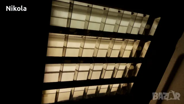 Луминисцентни осветителни тела с четири пури на 60см за окачен таван, снимка 1