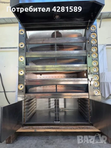 Немска подова пещ-фурна Wachtel с втасвател и шапка- пароуловител, снимка 5 - Други машини и части - 53654538