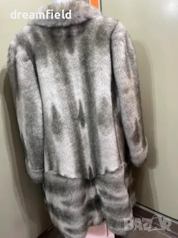 Палто еко косъм, снимка 3 - Палта, манта - 50316983