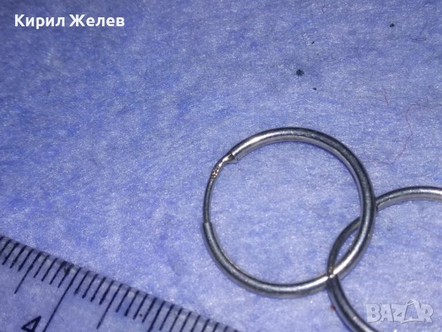 НЕЖНИ СРЕБЪРНИ КЛАСИЧЕСКИ РЕТРО АРТ ОБЕЧКИ СРЕБРО 925 Стара РЪЧНА БИЖУТЕРСКА ИЗРАБОТКА 32595, снимка 3 - Обеци - 40762738