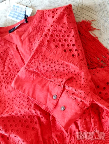 Karl Lagerfeld рокля памук 36, снимка 10 - Рокли - 51224406