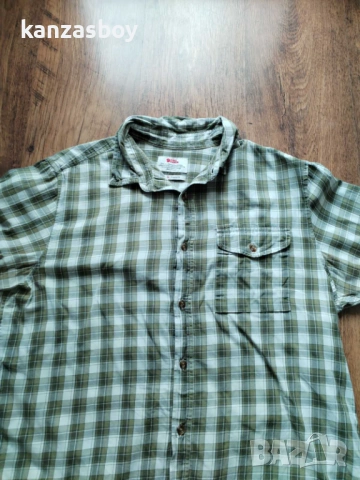 Fjällräven Sarek Shirt S/S Mens, Olive - мъжка риза М, снимка 3 - Ризи - 53864226